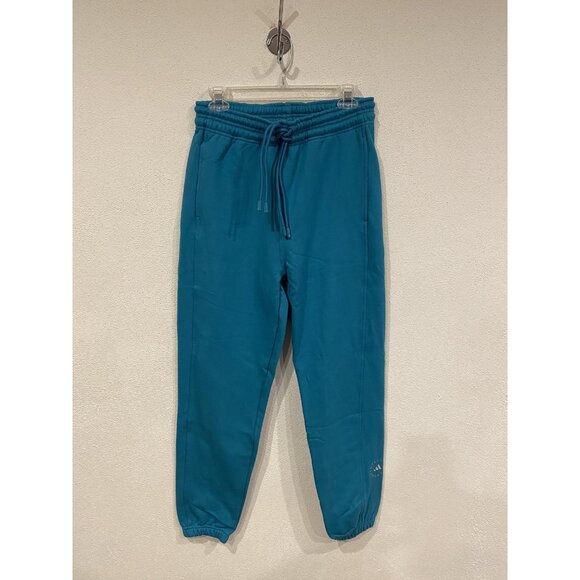 Adidas Stella McCartney Sweatpants Womens Medium Blue Bay aSMC Joggers IB6859 - Picture 2 of 6